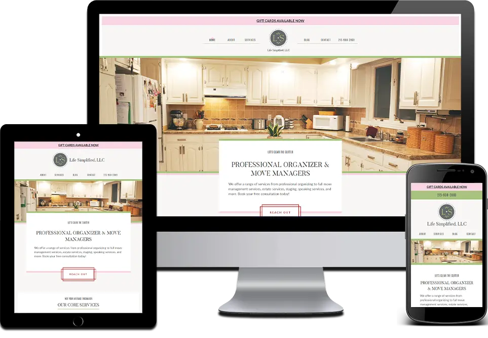 Responsive Website Design Organization and Moving Radnor, Delaware County, PA