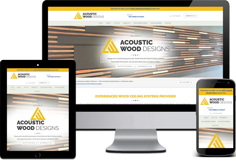 Responsive Website Design Woodworking in Ogden, Delaware County, PA